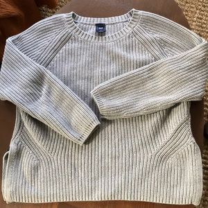 Gap grey button side sweater